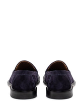 Suede Loafers with Front Strap - Men | $store$