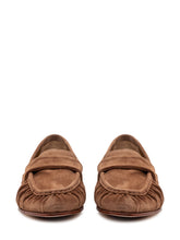 Loafers with Front Strap and Visible Stitching - Men | $store$