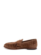 Loafers with Front Strap and Visible Stitching - Men | $store$