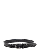 Belt with Metal Buckle and Decorative Details - Men | $store$