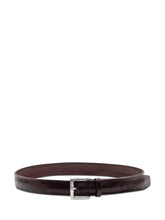 Belt with Metal Buckle and Decorative Details - Men | $store$