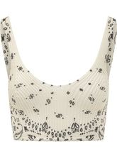 Bandana Ribbed Knit Top - Kujten | $store$