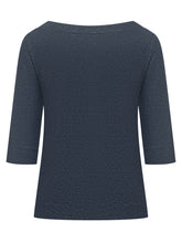 Wide Neck Top with Three Quarter Sleeves - Balestrero | $store$