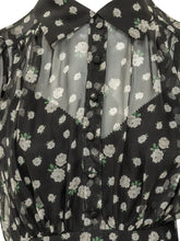 Puff Sleeve Dress with Floral Print - Dolce & Gabbana | $store$