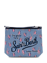 Aline Pouch with Zip Closure and Front Logo - Mc2 Saint Barth | $store$