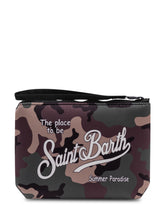 Aline Pouch with Zip Closure and Front Logo - Mc2 Saint Barth | $store$