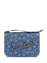 Aline Pouch with Zip and Paisley Print - Mc2 Saint Barth | $store$