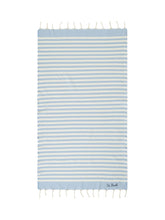 Striped Beach Towel with Fringes - Mc2 Saint Barth | $store$