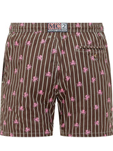 Swim Shorts with Stripes and Octopus Pattern - Mc2 Saint Barth | $store$