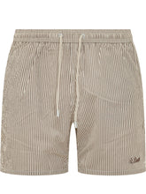 Striped Swim Shorts with Drawstring - Mc2 Saint Barth | $store$