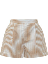 Striped Shorts with Pleats - Mc2 Saint Barth | $store$