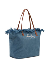 Tote Bag City Denim with Frayed Edges - Mc2 Saint Barth | $store$