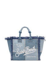 Denim Hand Bag with Fringed Details - Mc2 Saint Barth | $store$