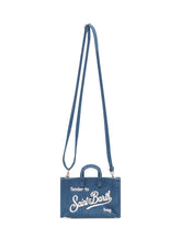 Denim Handbag with Printed Logo - Mc2 Saint Barth | $store$