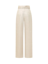 High-Waisted Trousers with Belt - Max Mara Studio | $store$