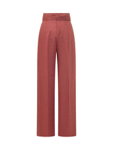 High-Waisted Trousers with Belt - Max Mara Studio | $store$