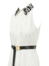 Long Dress with High Neck and Belt - Max Mara Studio | $store$