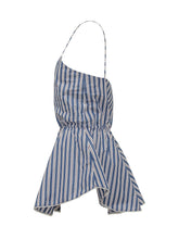 Celeste Striped Playsuit with Thin Straps - New Collection | $store$
