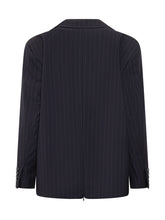 Pinstripe Zip Jacket - Le Sully Studio | $store$