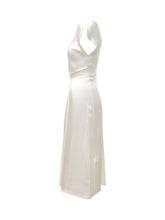 Satin Dress with Twist Waist - New Collection | $store$