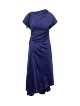 Asymmetric Draped Dress - New Collection | $store$