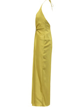 Long Dress with Deep Neckline and Central Detail - New Collection | $store$