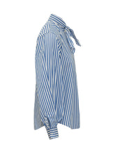 Long Sleeve Striped Shirt with Neck Bow - Lauren Ralph Lauren | $store$