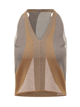 Sleeveless Top with Geometric Pattern - Akep | $store$