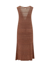 Sleeveless Long Openwork Dress - Akep | $store$