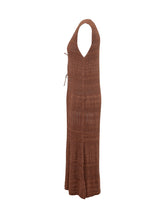 Sleeveless Long Openwork Dress - Akep | $store$