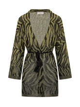 Open Front Jacquard Cardigan - Akep | $store$