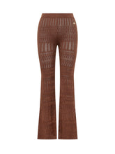 Long Knit Trousers with Flared Hem - Akep | $store$