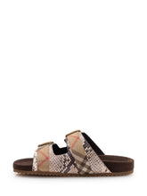 Urchin Sandals with Double Buckle and Print - Burberry | $store$