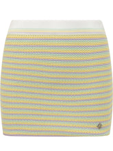 Mini Skirt with Striped Pattern - Casablanca | $store$