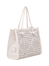 Marcella Perforated Tote Bag with Double Handles - Gianni Chiarini | $store$