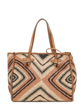 Marcella Geometric Woven Fabric Tote Bag - Gianni Chiarini | $store$