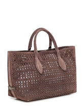 Mashup Handbag with Perforations and Double Handles - Gianni Chiarini | $store$