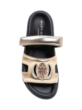 Metallic Leather Cut-Out Sandals - Kurt Geiger | $store$