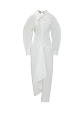 Long Shirt Dress with Draped Detail - Givenchy | $store$