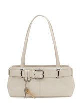 Shoulder Bag in Leather with Decorative Belt - New Collection | $store$