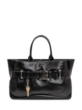 Tote Bag in Leather with Decorative Belt - New Collection | $store$