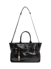 Tote Bag in Leather with Decorative Belt - New Collection | $store$