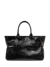Tote Bag in Leather with Decorative Belt - New Collection | $store$