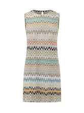Sleeveless Short Dress with Chevron Pattern - Missoni | $store$