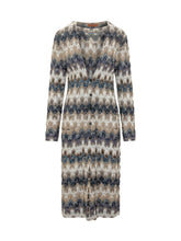 Long Sleeve Long Cardigan with Front Closure and Abstract Pattern - Missoni | $store$