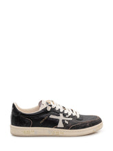 Leather Sneakers with Contrast Details - Men | $store$