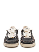 Leather Sneakers with Contrast Details - Men | $store$