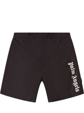 Beach Shorts with Printed Logo - Kids | $store$