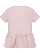 T-shirt Manica Corta con Balza e Stampa Floreale - Abbigliamento Bambini | $store$