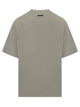 T-shirt with Embroidered Front Logo - Fear of God Essentials | $store$